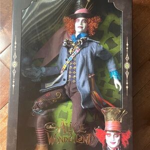 Disney Barbie Alice in Wonderland Mad Hatter Doll Box
